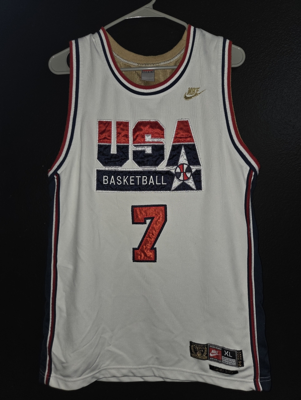 Nike Vintage Y2K Dream Team Larry Bird Jersey XL
